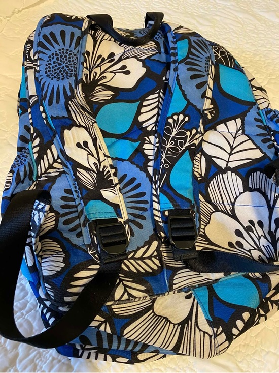 Blue Floral Women\'s Backpack Tote - Vera Bradley